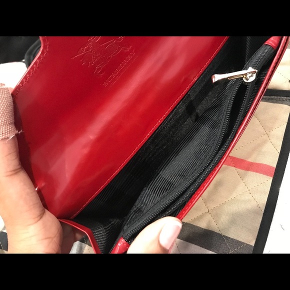 burberry nylon/leather lock wristlet (authentic) - Picture 7 of 8